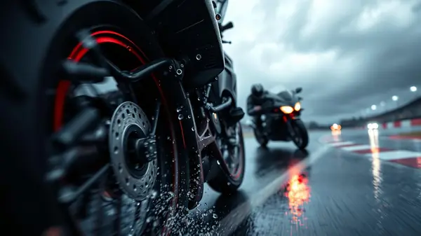 Como garantir aderência na moto em pistas molhadas?